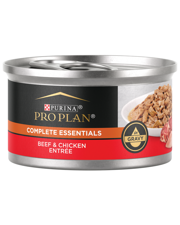 Purina Pro Plan Complete Essentials Beef & Chicken Entrée In Gravy Wet Cat Food