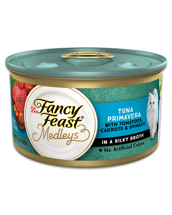 Fancy Feast Medleys Tuna Primavera In Silky Broth