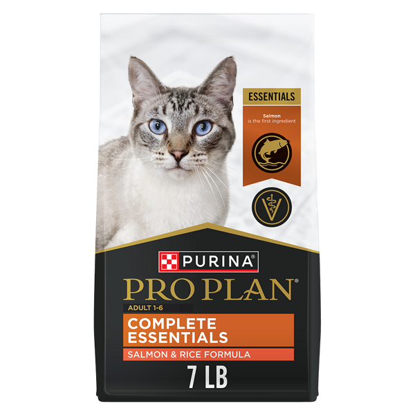 Purina Pro Plan Adult Complete Essentials Salmon & Rice Dry Cat Food
