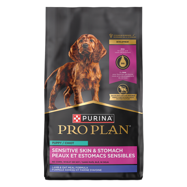 Purina Pro Plan Sensitive Skin & Stomach Puppy Lamb & Oat Meal Formula Dry Dog Food