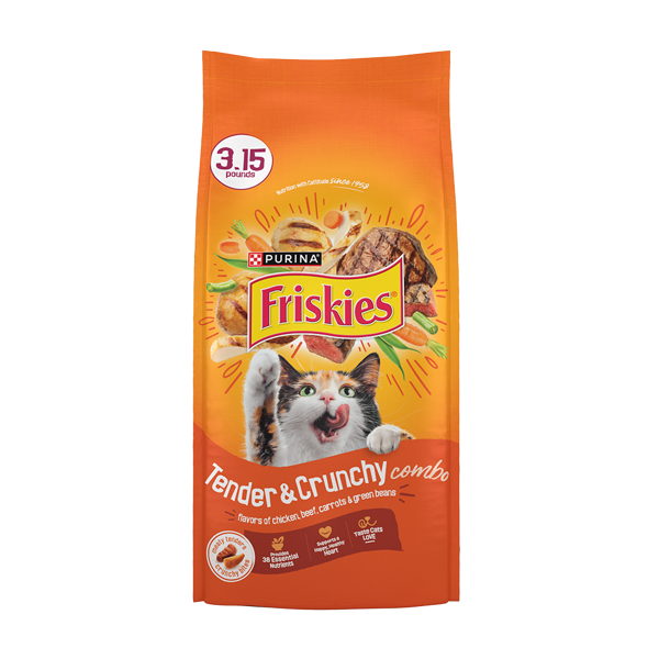 Friskies Tender & Crunchy Combo Dry Cat Food Chicken & Beef Flavor