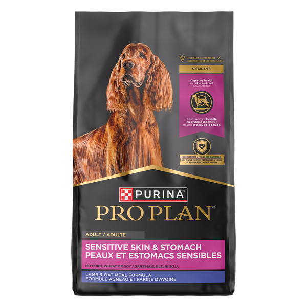 Purina Pro Plan Sensitive Skin & Stomach Lamb & Oat Meal Formula Dry Dog Food