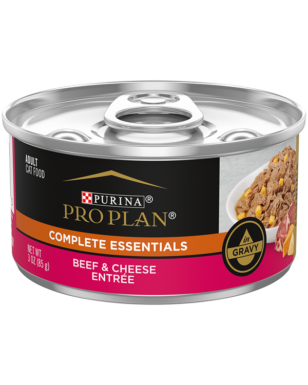 Purina Pro Plan Pro Plan Complete Essentials Beef & Cheese Entrée In Gravy Wet Cat Food