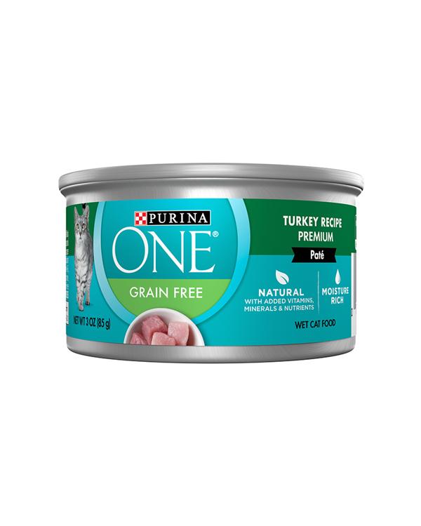 Purina ONE Grain Free Turkey Wet Cat Food Recipe