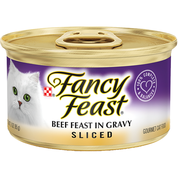 Fancy Feast Sliced Beef Gourmet Wet Cat Food In Gravy