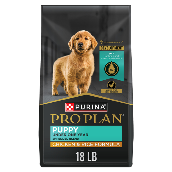 Purina Pro Plan Pro Plan Puppy Shredded Blend Chicken & Rice Formula Dry Dog Food