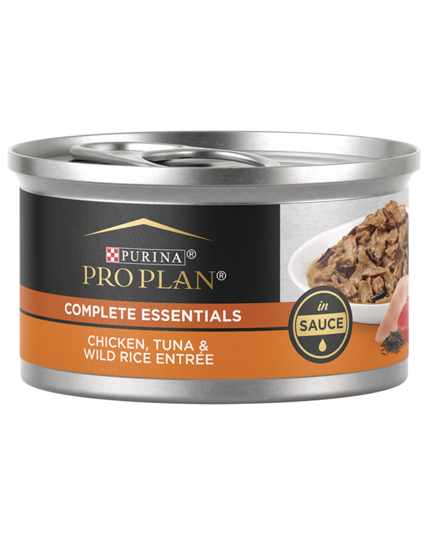 Purina Pro Plan Pro Plan Complete Essentials Chicken, Tuna & Wild Rice Entrée In Sauce Wet Cat Food