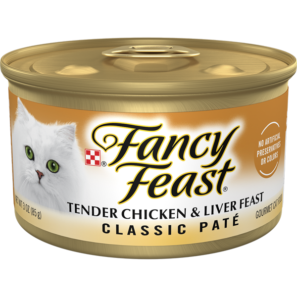 Fancy Feast Classic Paté Tender Chicken & Liver Feast Wet Cat Food