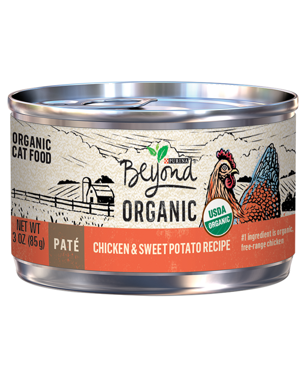 Purina Beyond Beyond Organic Chicken & Sweet Potato Recipe Pate Wet Cat Food