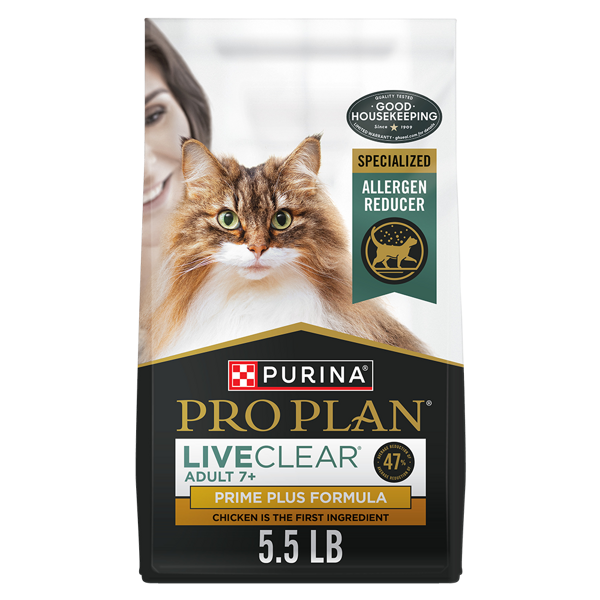 Purina Pro Plan Pro Plan LiveClear Adult 7+ Prime Plus Chicken & Rice Formula Dry Cat Food