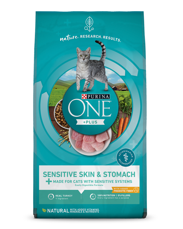 Purina ONE Purina ONE +Plus Sensitive Skin & Stomach Dry Cat Food