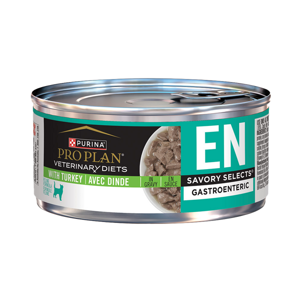 Purina Pro Plan Pro Plan Veterinary Diets EN Savory Selects Gastroenteric Turkey In Gravy Wet Cat Food
