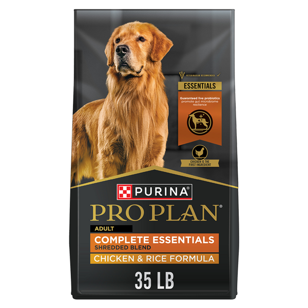Purina Pro Plan Pro Plan Adult Complete Essentials Shredded Blend Chicken & Rice Dry Dog Food