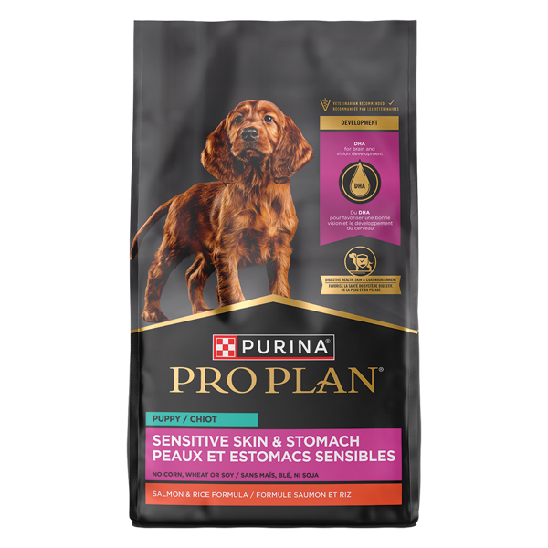 Purina Pro Plan Puppy Sensitive Skin & Stomach Salmon & Rice Formula Dry Dog Food