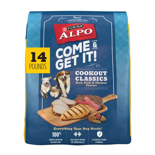 Alpo Come & Get It Cookout Classics Beef, Pork & Chicken Dry Dog Food