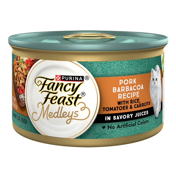 Fancy Feast Medleys Pork Barbacoa Recipe With Rice, Tomatoes & Carrots In Savory Juices Wet Cat Food