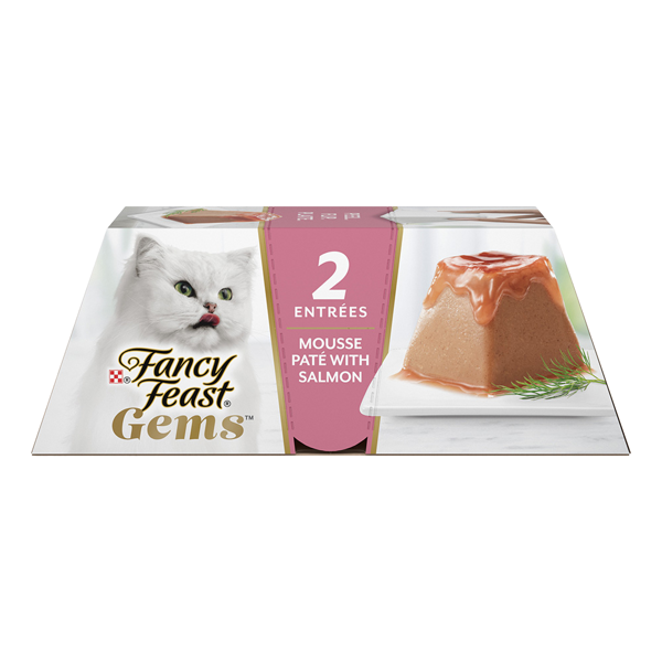 Fancy Feast Gems Mousse Pate With Salmon Wet Cat Food