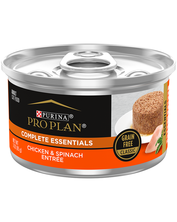 Purina Pro Plan Pro Plan Complete Essentials Chicken & Spinach Grain Free Classic Wet Cat Food