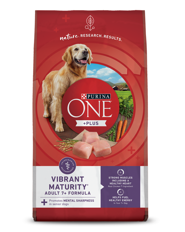 Purina ONE Purina One +Plus Vibrant Maturity Adult 7+ Formula Dry Dog Food