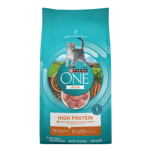Purina ONE Plus High Protein Ideal Weight With Chicken Dry Cat Food