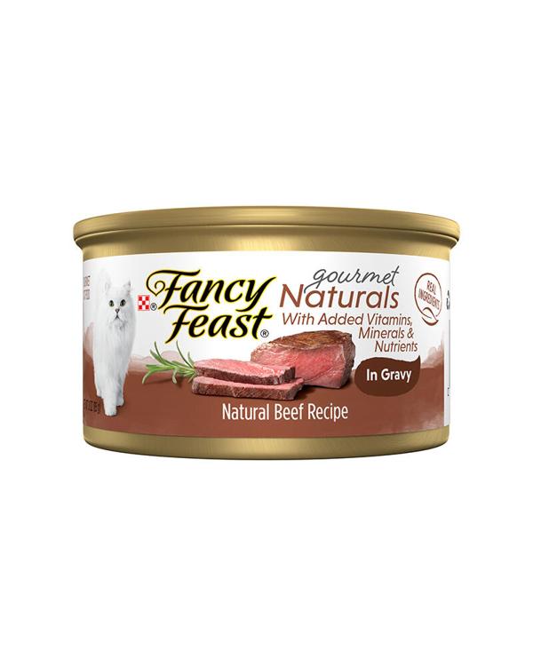Fancy Feast Gourmet Naturals Beef Recipe In Gravy Wet Cat Food