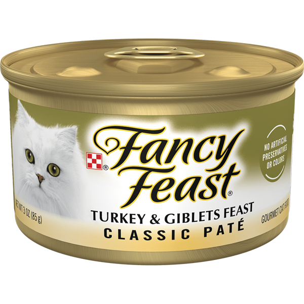 Fancy Feast Classic Paté Turkey & Giblets Feast Wet Cat Food