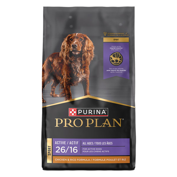 Purina Pro Plan Sport Active 26/16 Chicken & Rice Formula Dry Dog Food