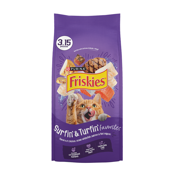 Friskies Surfin' & Turfin' Favorites Dry Cat Food