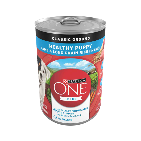 Purina ONE One Plus Healthy Puppy Classic Ground Lamb & Long Grain Rice Entrée Wet Dog Food