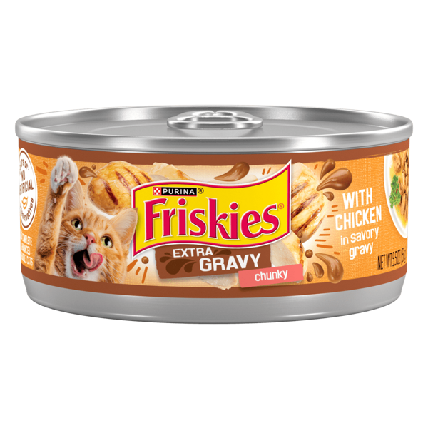 Friskies Friskies Extra Gravy Chunky Chicken In Savory Gravy Wet Cat Food