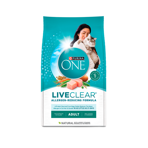 Purina ONE LiveClear Allergen Reducing Adult Dry Cat Food