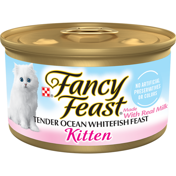 Fancy Feast Kitten Tender Ocean Whitefish Feast Pate Wet Food