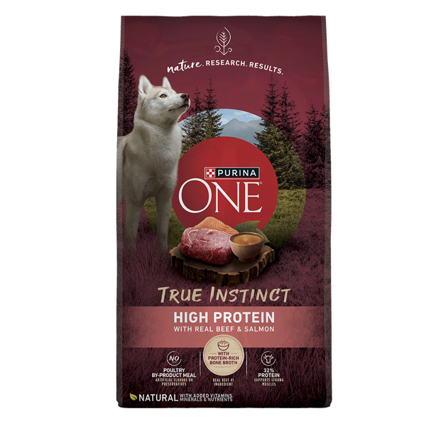 Purina ONE True Instinct High Protein With Real Beef & Salmon Dry Dog Food