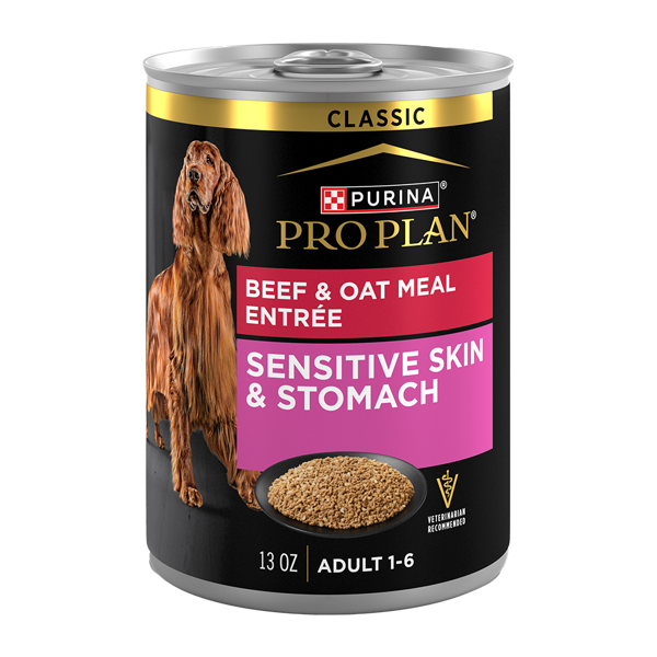 Purina Pro Plan Pro Plan Sensitive Skin & Stomach Beef & Oat Meal Entrée Wet Dog Food