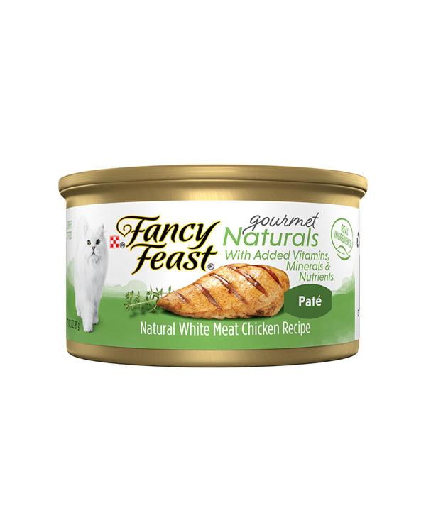 Fancy Feast Gourmet Naturals White Meat Chicken Recipe Pate Wet Cat Food