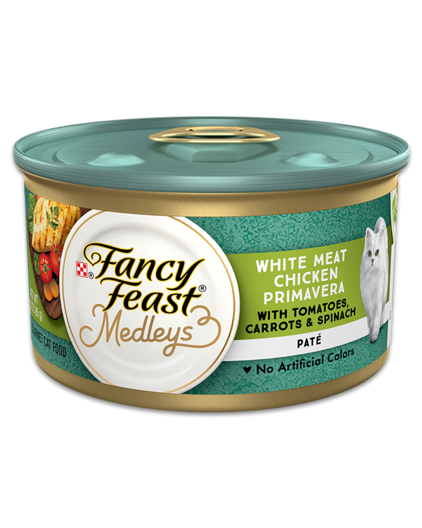 Fancy Feast Medleys White Meat Chicken Primavera Pate