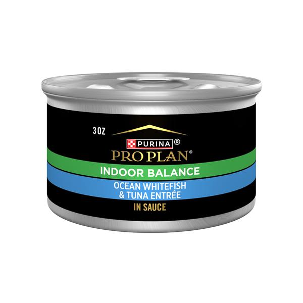 Purina Pro Plan Indoor Balance Ocean Whitefish & Tuna Entrée in Sauce Wet Cat Food