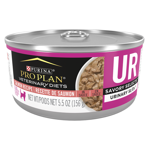 Purina Pro Plan Veterinary Diets UR Urinary St/Ox Savory Selects Salmon In Sauce Wet Cat Food