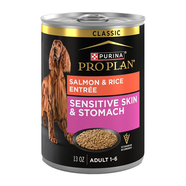 Purina Pro Plan Pro Plan Sensitive Skin & Stomach Salmon & Rice Classic Wet Dog Food