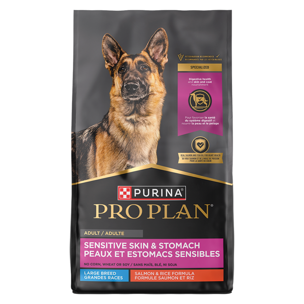 Purina Pro Plan Sensitive Skin & Stomach Large Breed Salmon & Rice Formula Dry Dog Food