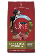 Alimento con carne de cordero y arroz Purina ONE