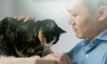 Owner and cat
