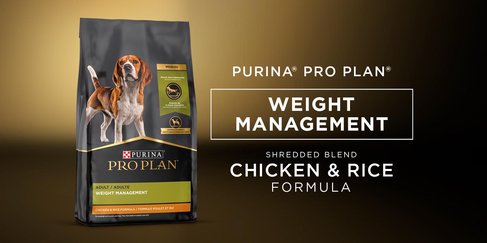 Pro Plan Weight Management Dog Food Purina US