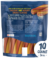 Busy y Beggin Twist’d con sabor a cheddar y nogal_Reverso