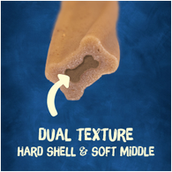 Busy con sabor a mantequilla de maní doble textura