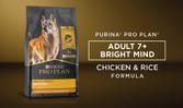 purina pro plan adult 7 plus bright mind chicken and rice dog formula