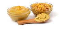 ground mustard, powdered mustard, and mustard seeds