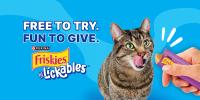 NEW Friskies lil’ Lickables handfeedable treat—for FREE when you download and sign up for the myPurina App