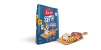 A bag of Purina ALPO Come & Get It! Cookout Classics With The Grill-Time Flavors of Beef, Pork & Chicken Adult Dog Food