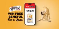 Download and sign up to enter for your chance to win a year of Beneful Dry Dog Food